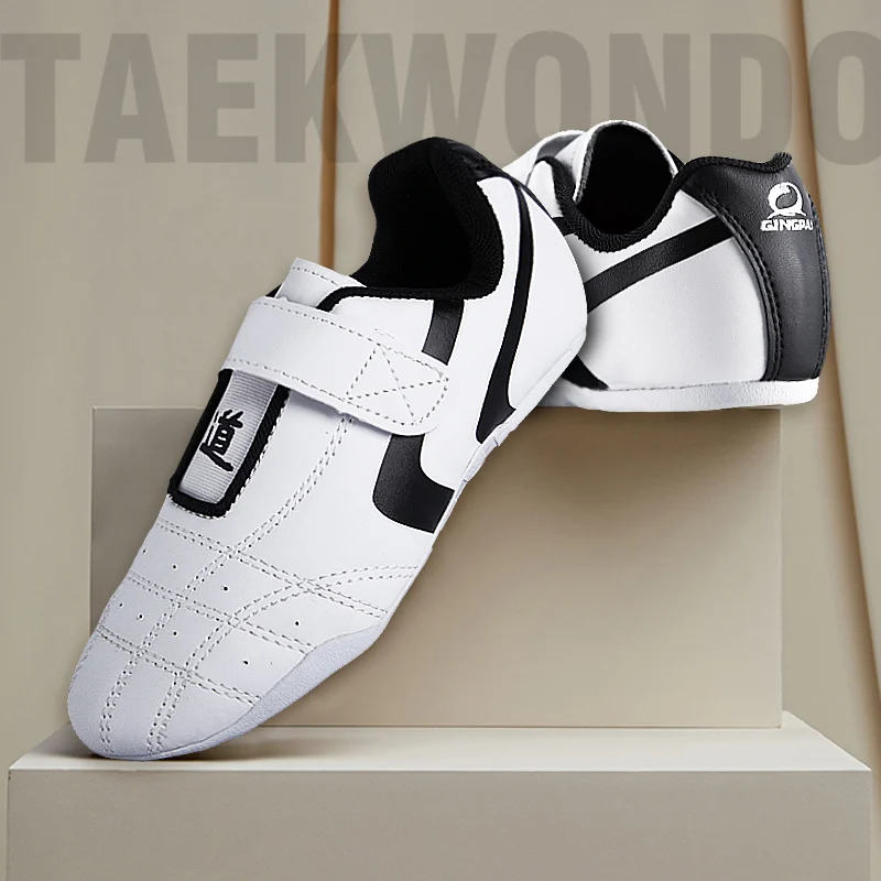 Taekwondo Training Shoes Indoor Anti Slip Children\'s Taekwondo Shoes Kickboxing Kung Fu Tae Kwon Do Martial Arts Sneaker Adult