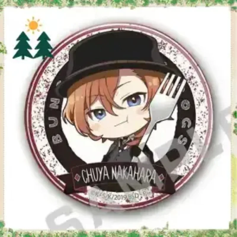 Pin Original de Bungo Stray Dogs con Diseño de Atsushi Nakajima, Dazai Ranpo, Edogawa Kyoka, Izumi Akutagawa, Mini Pin Divertido y Bonito para Niños y Niñas