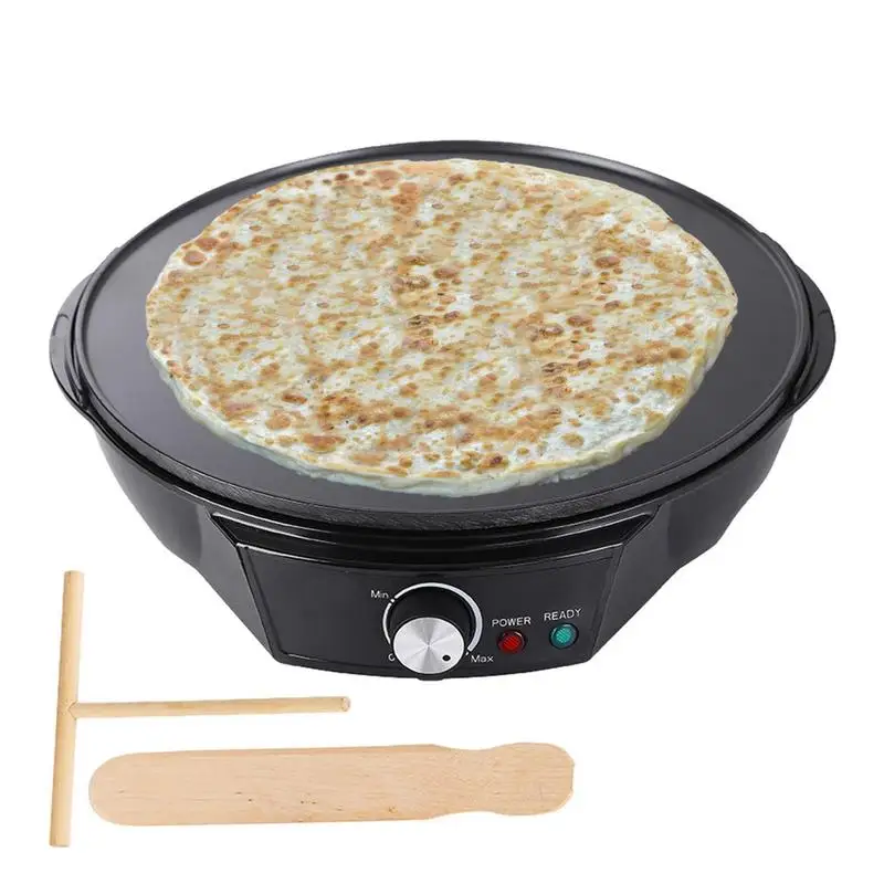 

Pancakes Maker Machine Non Stick Crepe Pan Electric Single-side Pan Heating Hot Plate For Frying And Baking Roti Tortilla supply