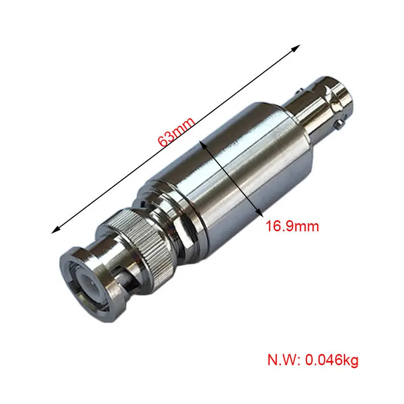 DC‑3GHz 2W BNC DC‑Block BNC‑JK Male to Female Coaxial DC Isolator RF Blocker
