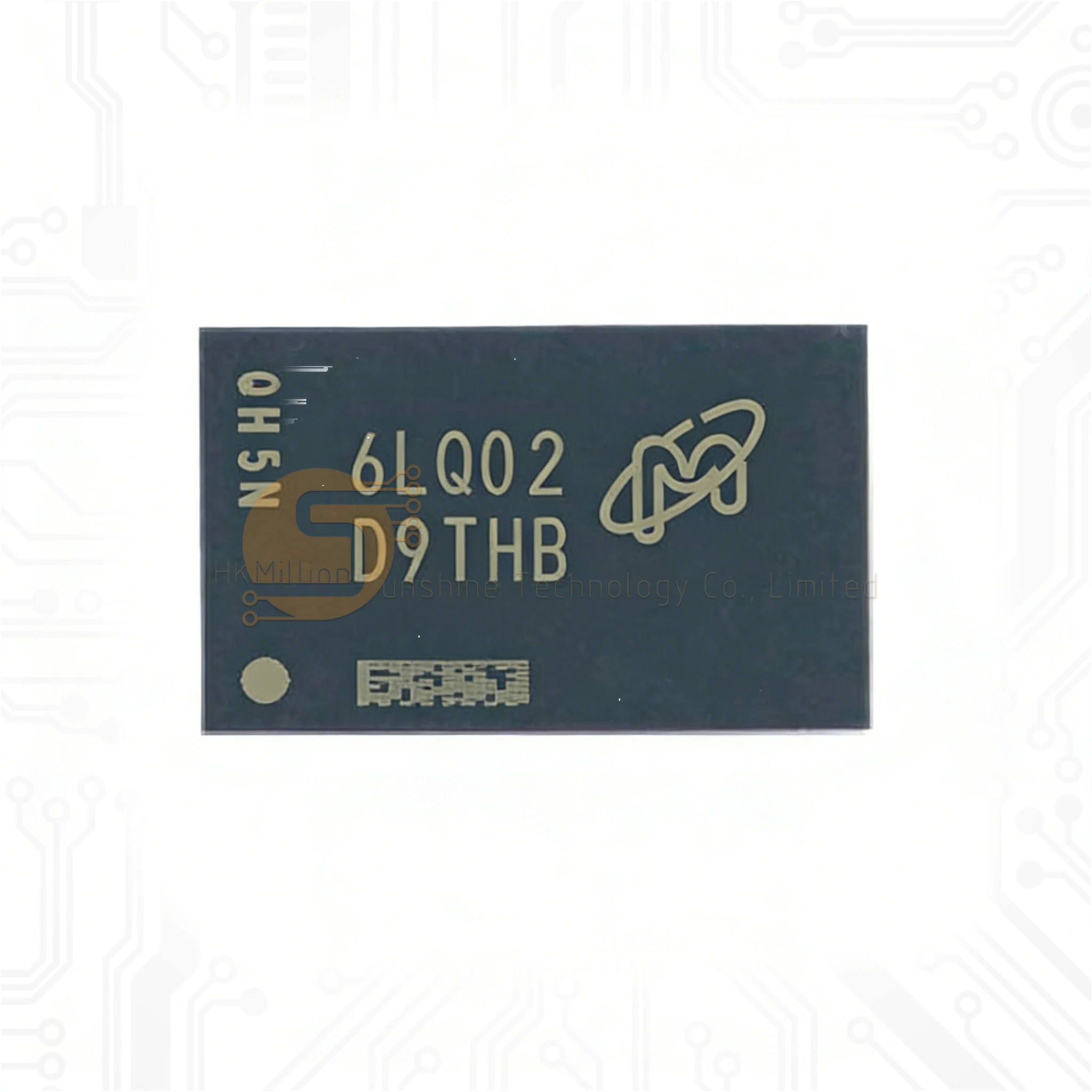 2pcs MT40A256M16GE-083E IT:B D9THB DDR4 SDRAM Chip 4Gb 256Mx16 2400MHz FBGA-96 Industrial Grade Memory IC