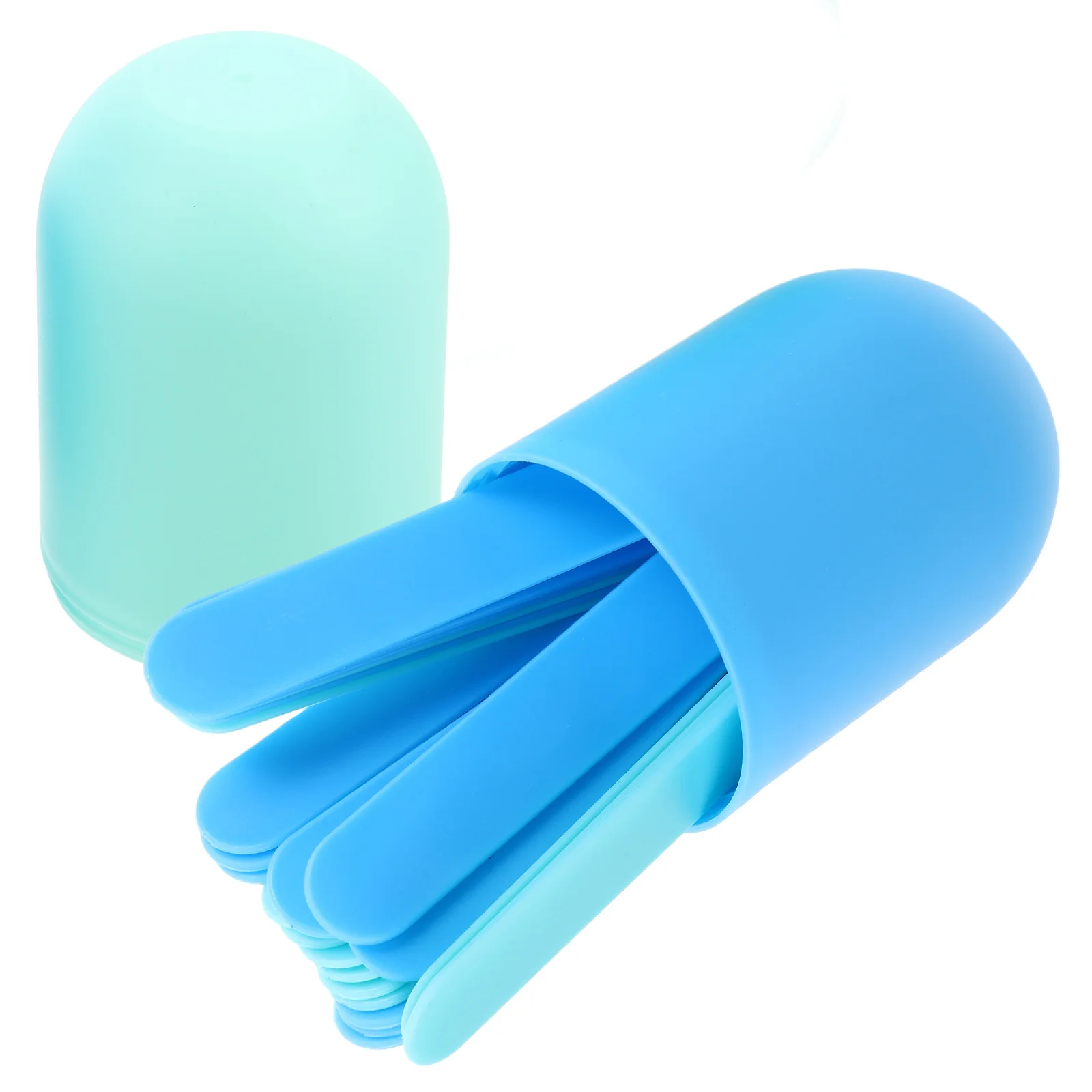 

26pcs Plastic Tongue Depressors Oral Care Ergonomic Medical Sticks Safe Nonslip Bulk Kids Training Mouth Set