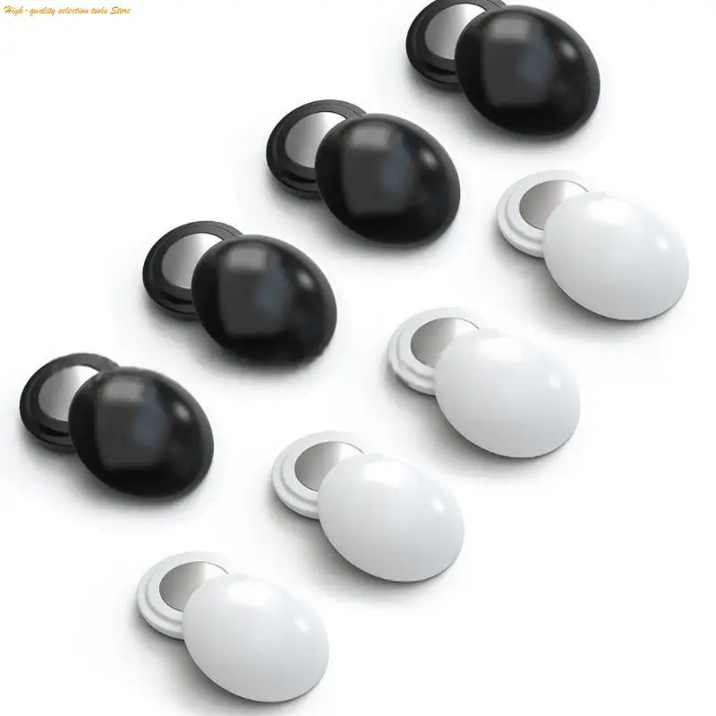 203f 8/10pcs แม่เหล็ก Bib สำหรับนักวิ่งมาราธอนคลิป Bib คลิปที่ปลอดภัยและมีน้ำหนักเบาหมายเลขการแข่งขันในสีขาวและสีดำ