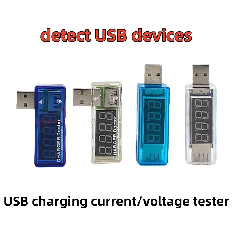 USB charging current/voltage tester detector USB voltmeter ammeter can detect USB devices