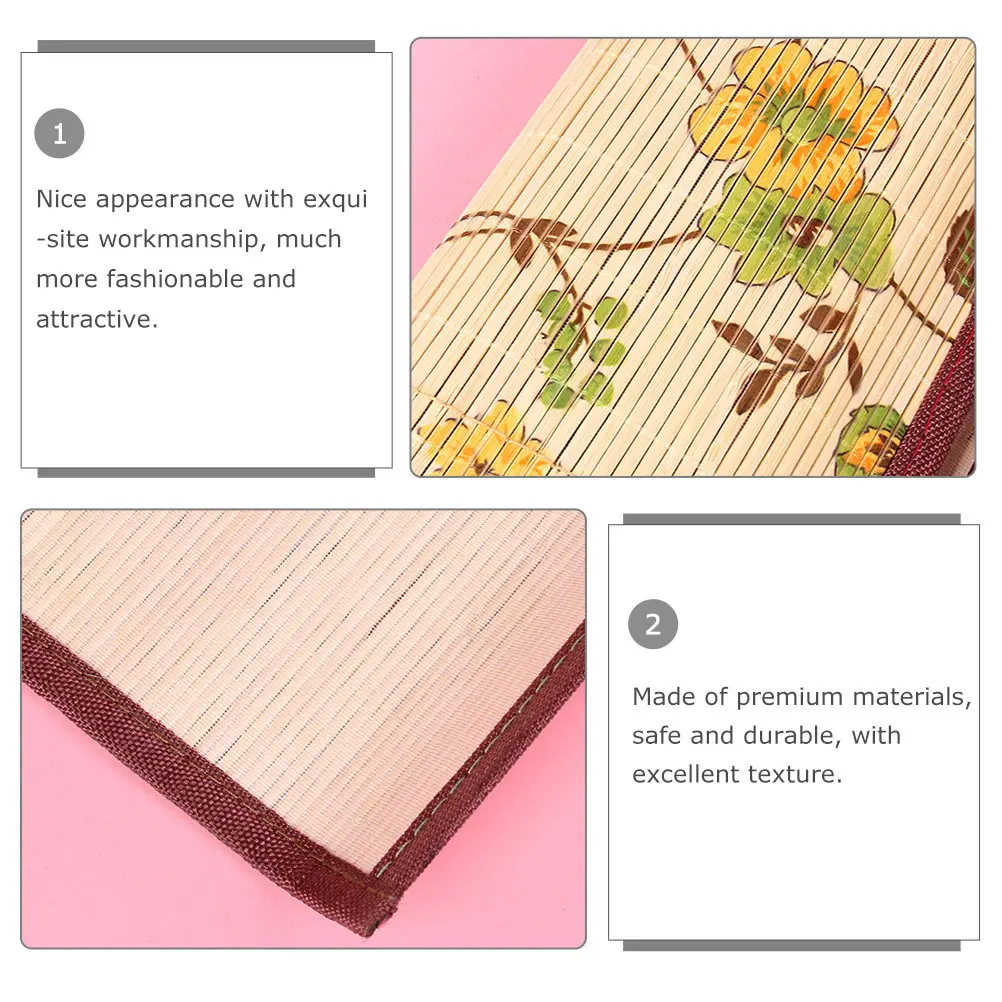 Stylish Bamboo Brush Pen Roll Wrap Compact Portable Pen Storage Bag for Artists Students Calligraphy Brushes Watercolor Brushes