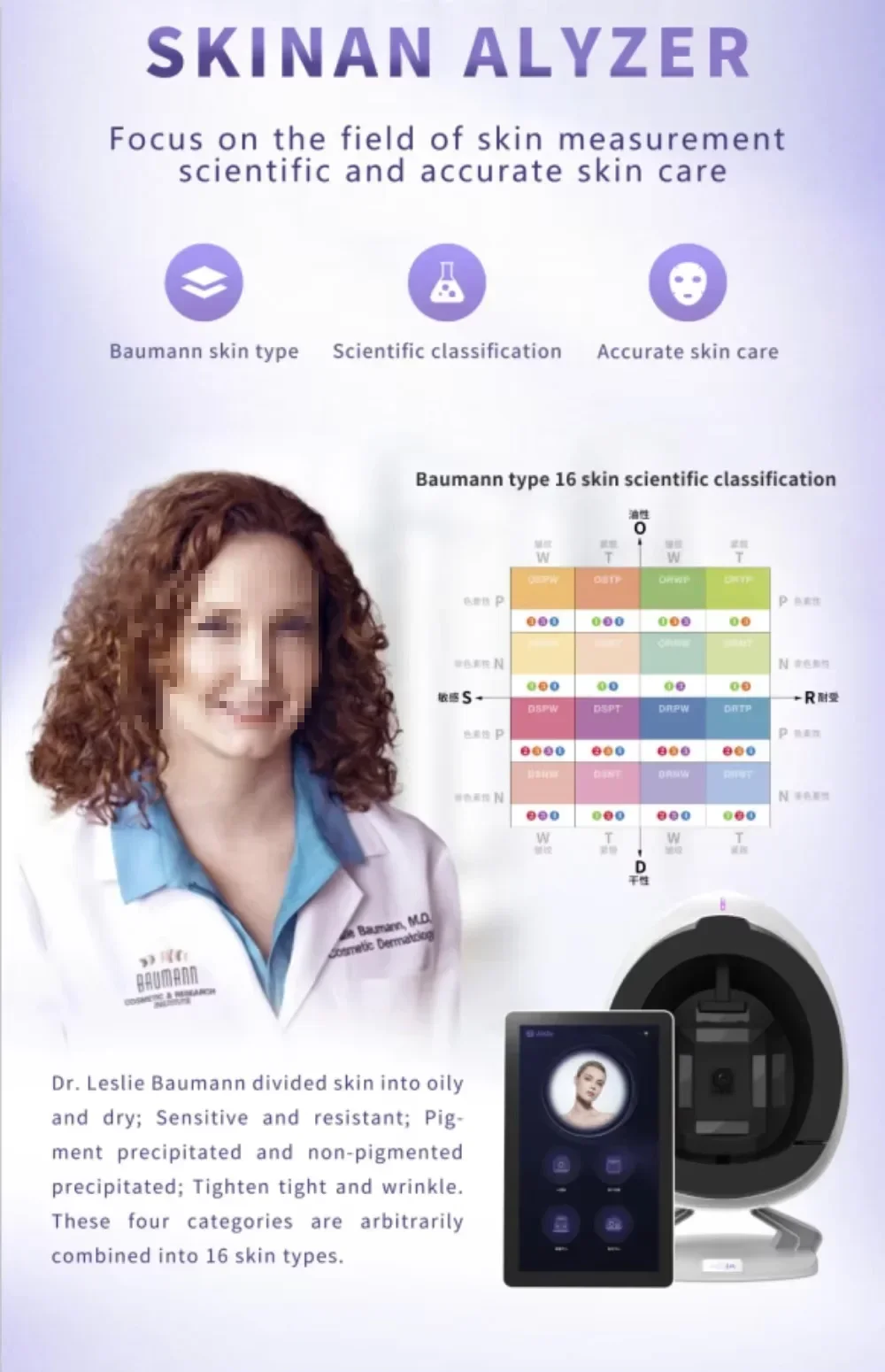 AISIA Skin Analyzer AI Intelligent Multispectral Image Scanning Analysis Beauty Salon Facial Diagnosis Detector