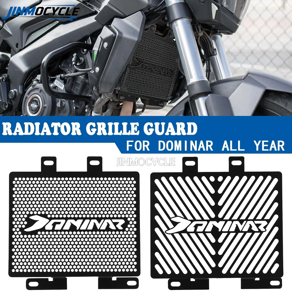 

For BAJAJ DOMINAR 250/400 2017- 2025 2024 2023 2026 Dominar 250 400 JINMOCYCLE Accessories Radiator Guard Grille Cover Protector