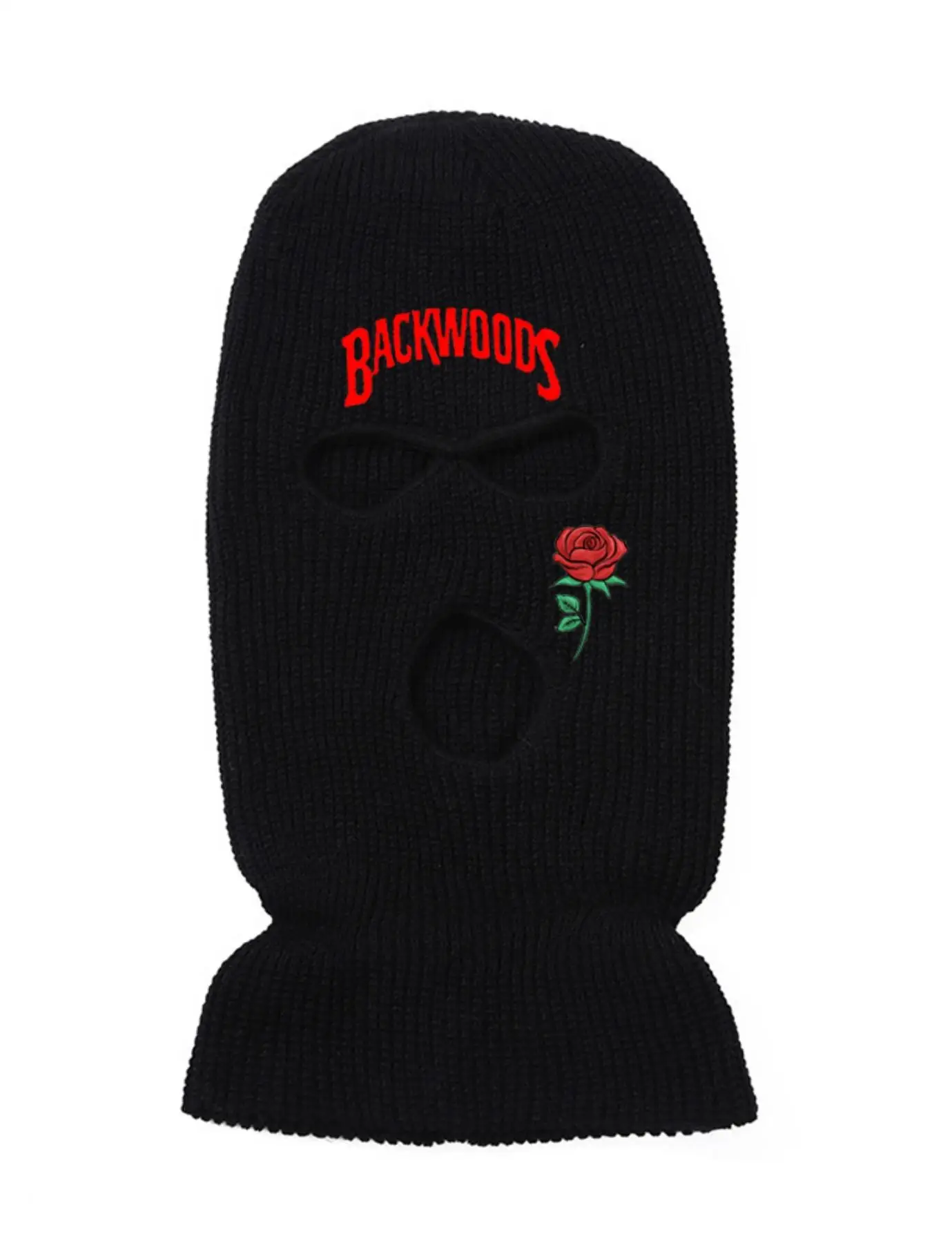 1/2 قطعة 3-hole متعة قبعة محبوك كامل الوجه قناع للتزلج الشتاء بالاكلافا الدافئة محبوك قناع الوجه الكامل الرياضة في الهواء الطلق هالوين هدية #3