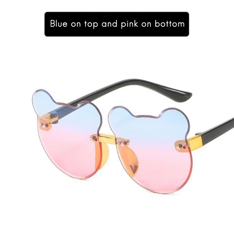 New Popular Children's Cat Ear Sunshade Sunglasses Children's Trendy Fashion Anti-UV Sunglasses