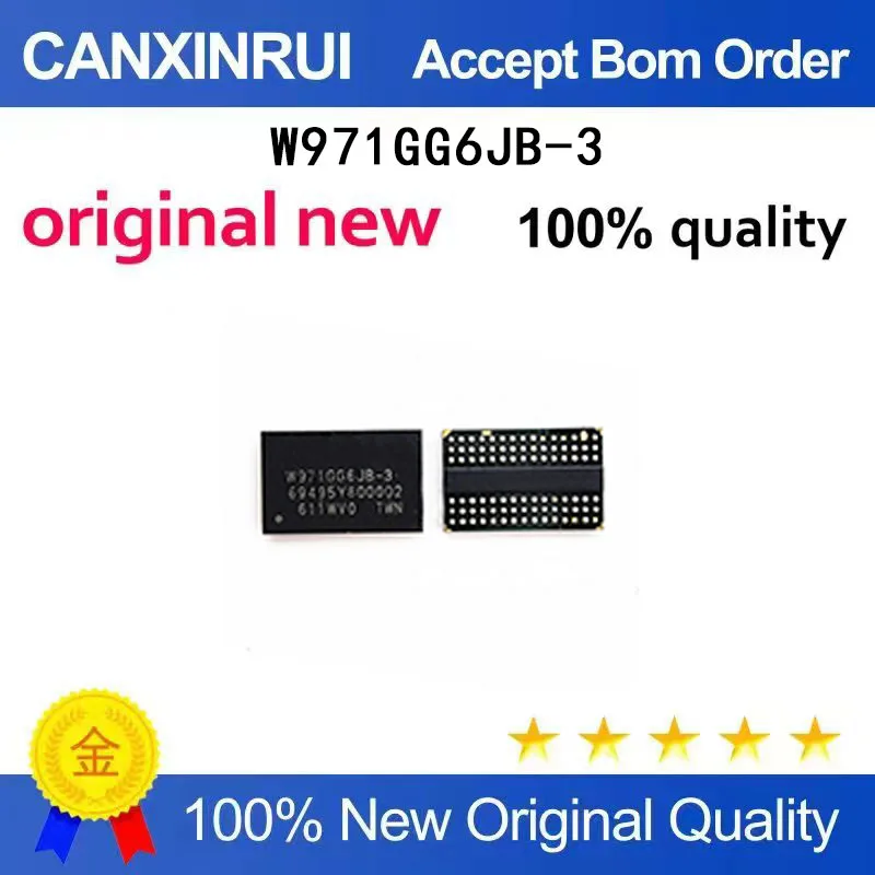 

(5-100 Pieces) Brand new original W971GG6JB-3 W971GG6JB BGA spot chip IC