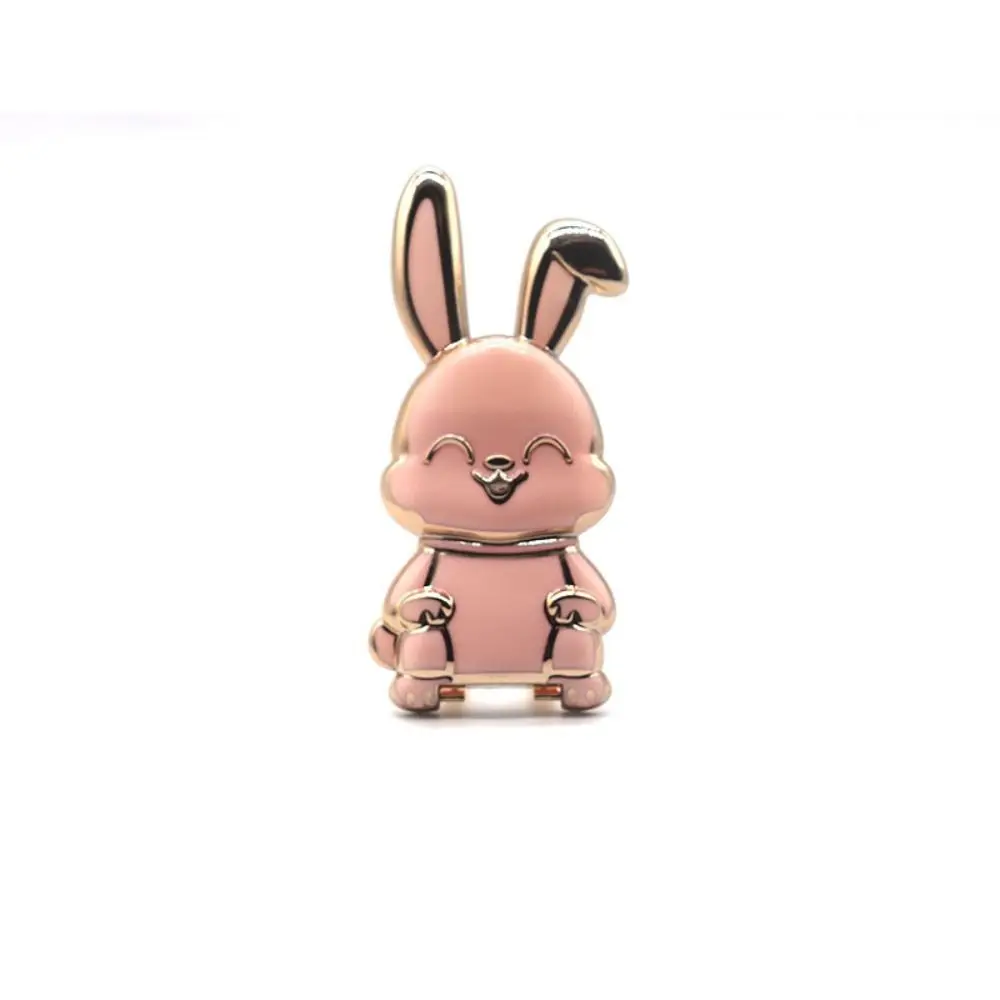 Support Lazy Ring Buckle 3D Folding Back Sticker Pad Rabbit Ring Bracket Pull Rod Support Stand Mobile Phone Holder