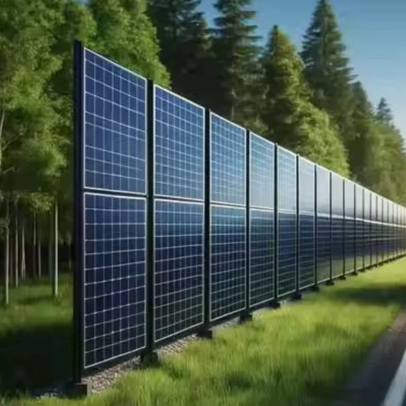 الوافدين الجدد مخصص نظام التركيب الشمسي مزدوج الوجهين الضوئية في الهواء الطلق سياج مقاوم للماء الشمسية لمزرعة المزرعة #1