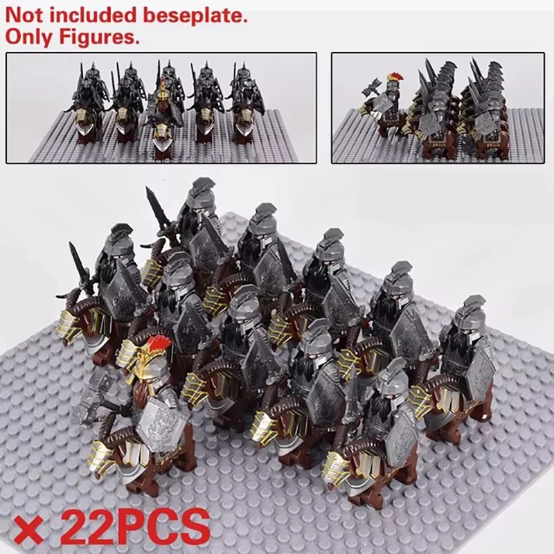 Mini Middeleeuwen Lord Ringen Middeleeuwse Dwerg Everzwijn Geit Chariot Leger Figuren Bouwstenen Bakstenen Kinderen Speelgoed Kerstcadeau