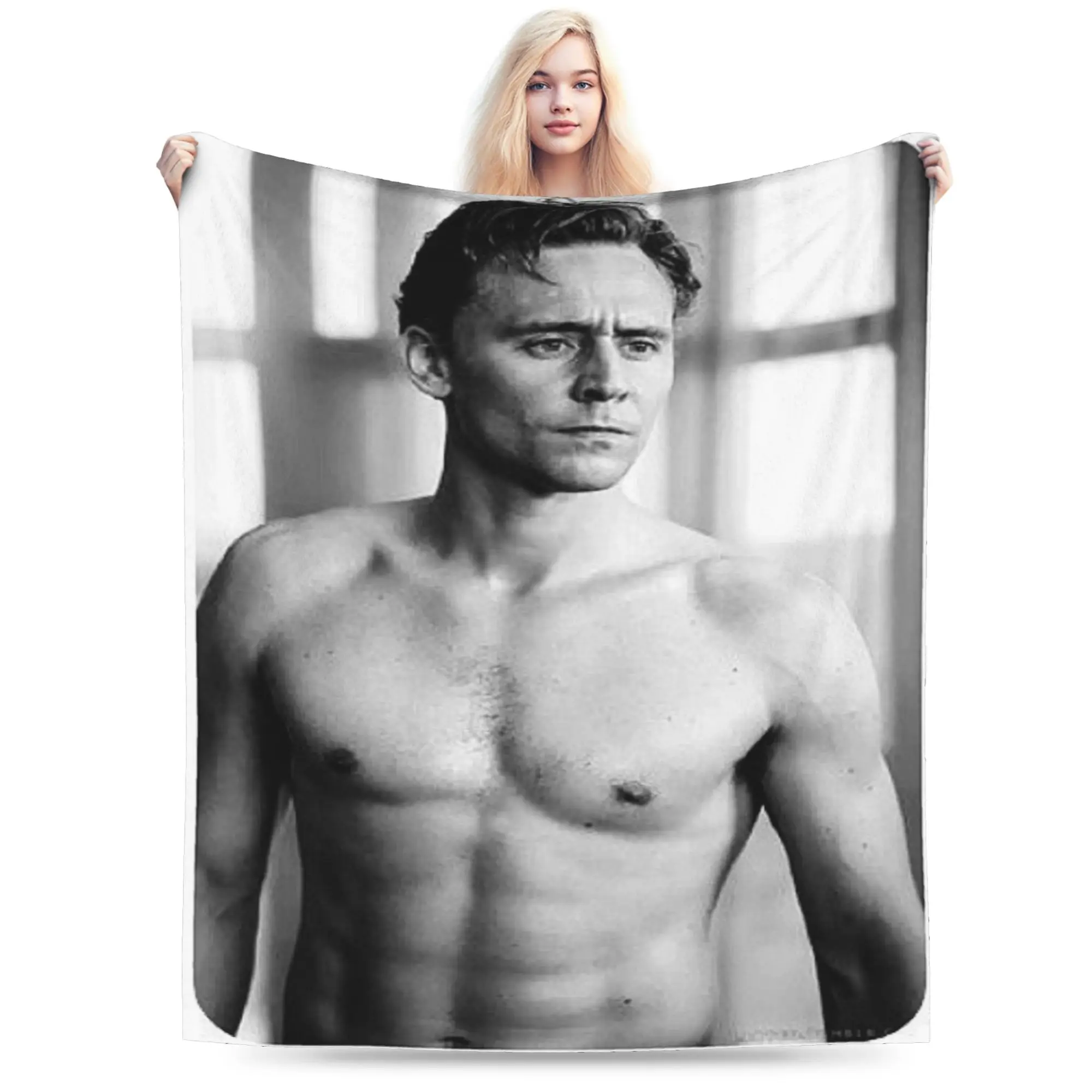 Tom Hiddleston  Blankets Ultra-Soft Velvet Healing Present  Throw Blanket Bedspreads