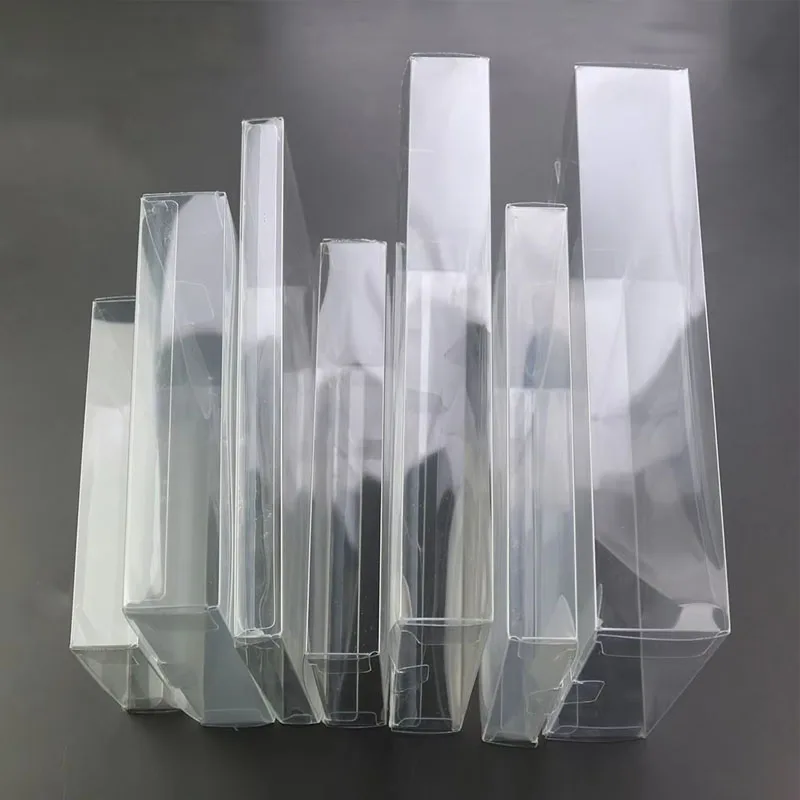 6PCS Clear Transparent Game Cartridge Box Case CIB Games Plastic PET Protector for N64 NES SNES for GB GBA GBC NGPC Switch