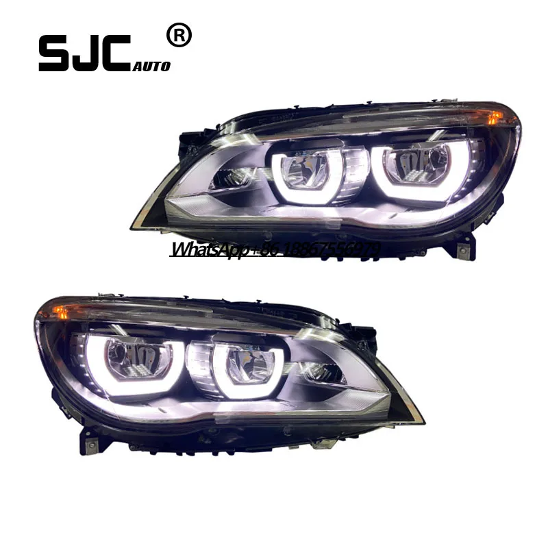 

SJC Car Lights for 7 Series F01 Headlight F02 2009-2014 LED Car Lamps Daytime Running Lights DRL Turn Signals Auto Parts