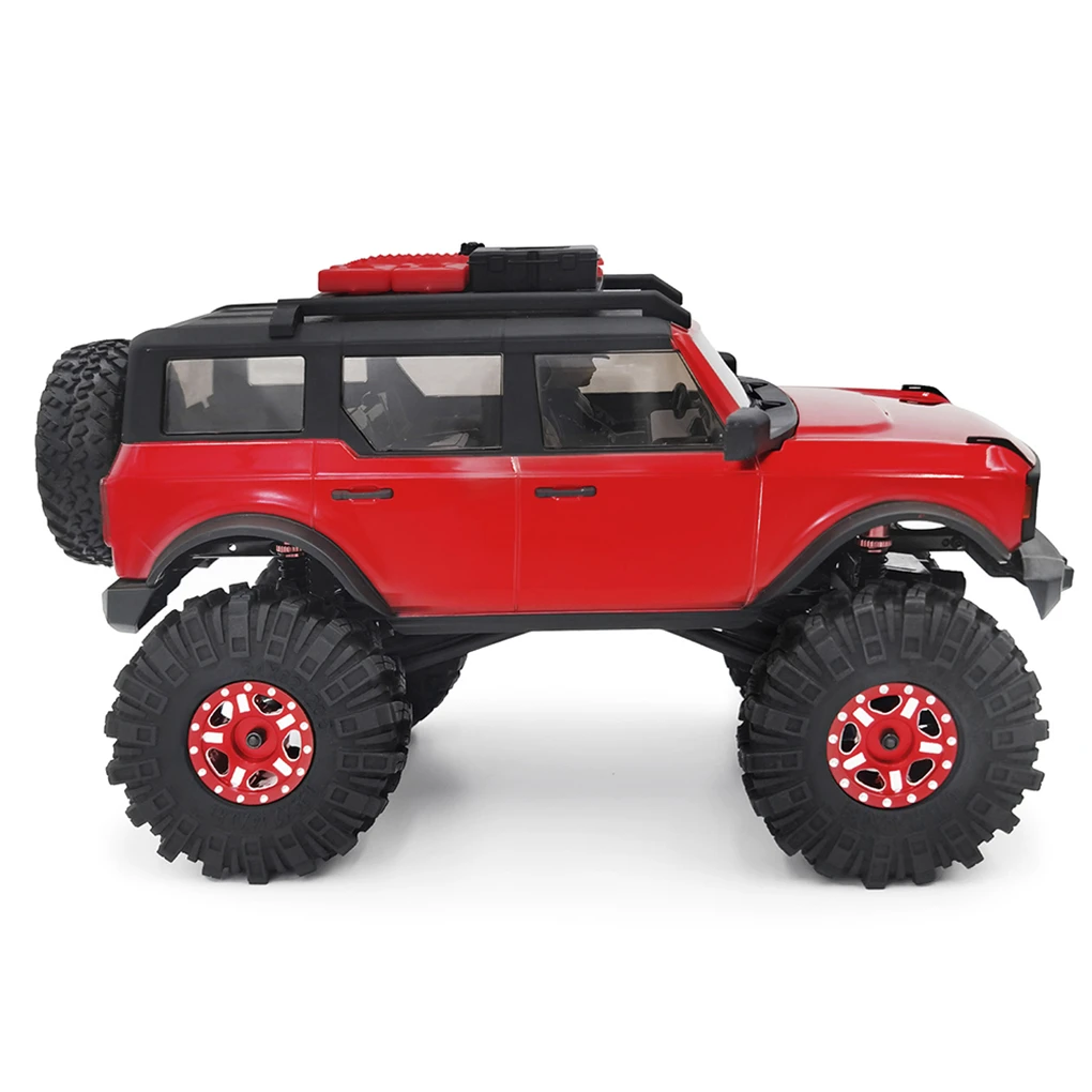 RCGOFOLLOW クローラーホイールタイヤ 1/18 1/24 Trx4m Scx24 Fcx24 Fcx RCカーパーツ RCカーアクセサリー交換部品 ブラック