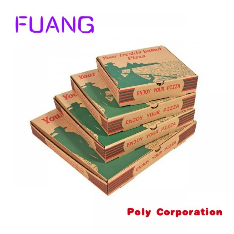 

Custom Fancy design low price custom shaped corrugated reusable pizza box