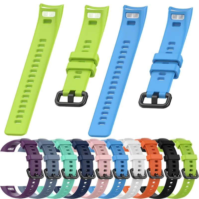 Silicone Strap For Huawei Honor Band 5/4 Breathable Replacement Wristband for Honor Band 4/5 Watchband Adjustable Bracelet