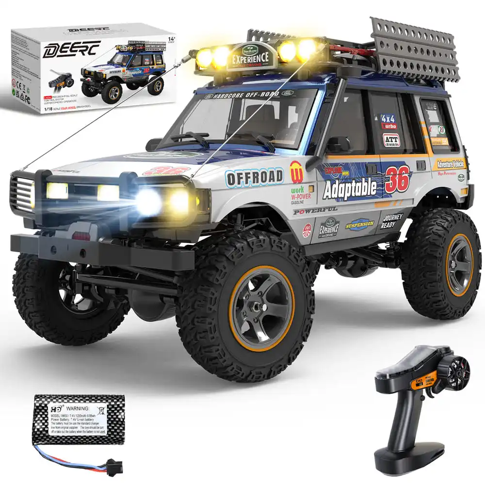 deerc ラジコンカー オフロード 大人向け 4WD 1/18スケール