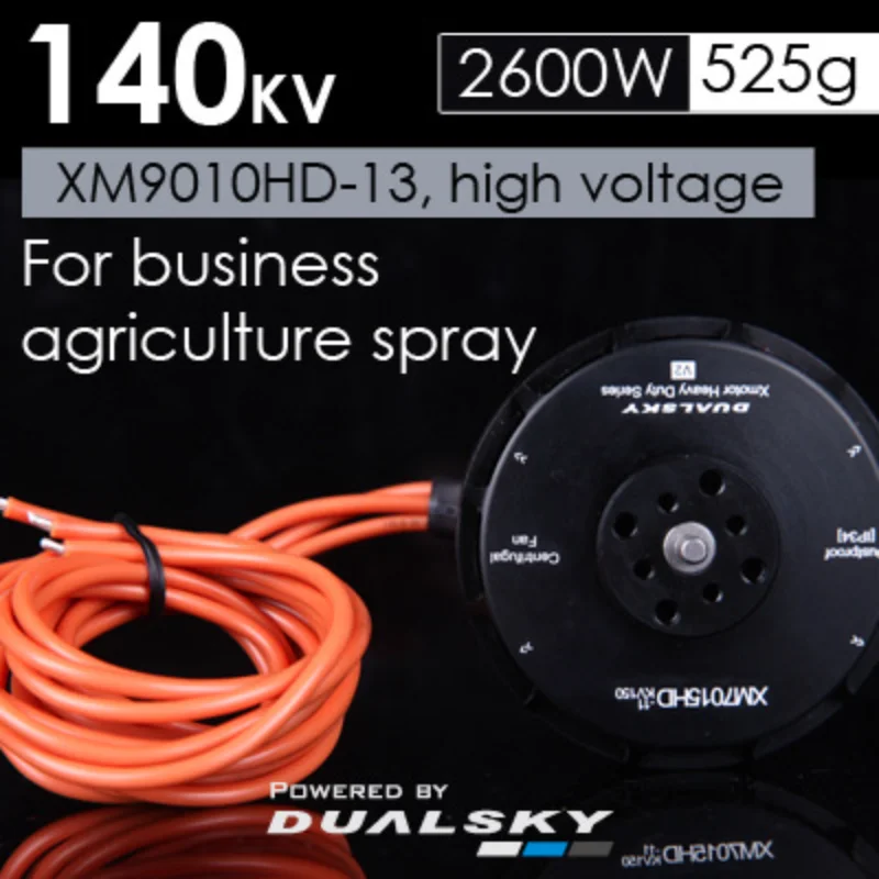 Motor de doble día XM9010HD-13 140KV motor sin escobillas de alto voltaje motor de disco multieje de cuatro ejes