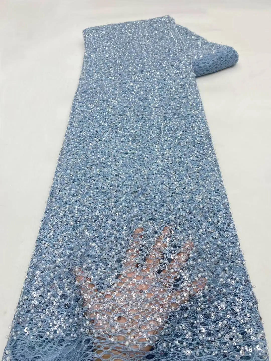 أفريقيا النيجيري مطرز الفرنسية شبكة الدانتيل مع الترتر جودة عالية 2025 التطريز الدانتيل الترتر الدانتيل لفساتين الزفاف النساء