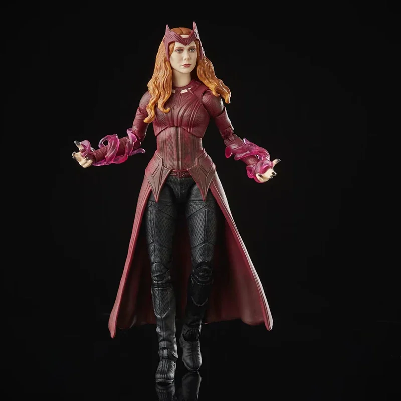 Marvel Legends Target Exclusive Scarlet Witch 6' Action Figure Doctor Strange In The Multiverse Of Madness Collectible Model Gif