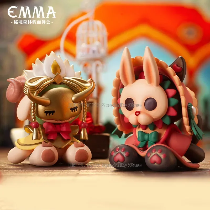 Emma Secret Forest Masquerade série blind box para menina, figuras