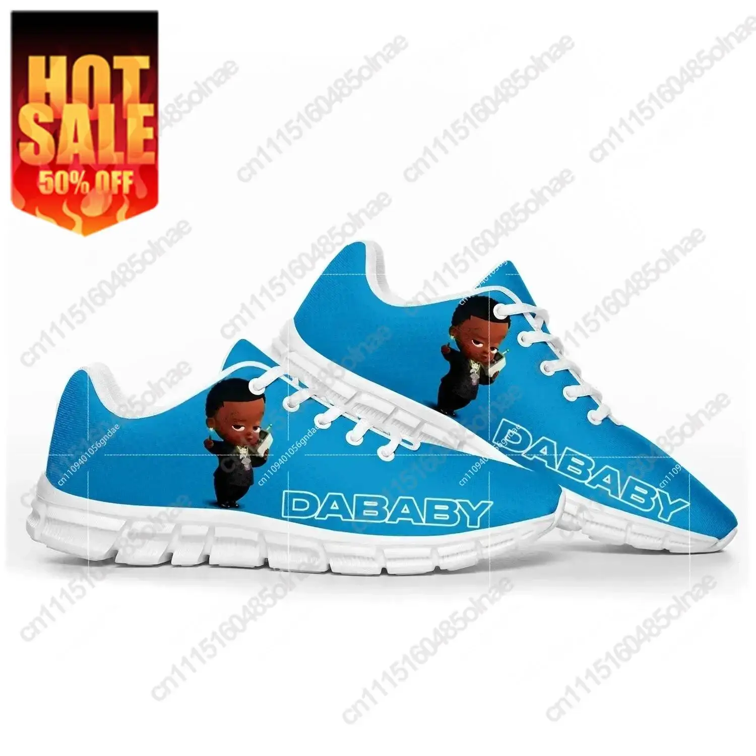 DaBaby Rapper Music Pop Blue Sports Shoes Mens Womens  Sneakers Casual Custom Couple Shoes