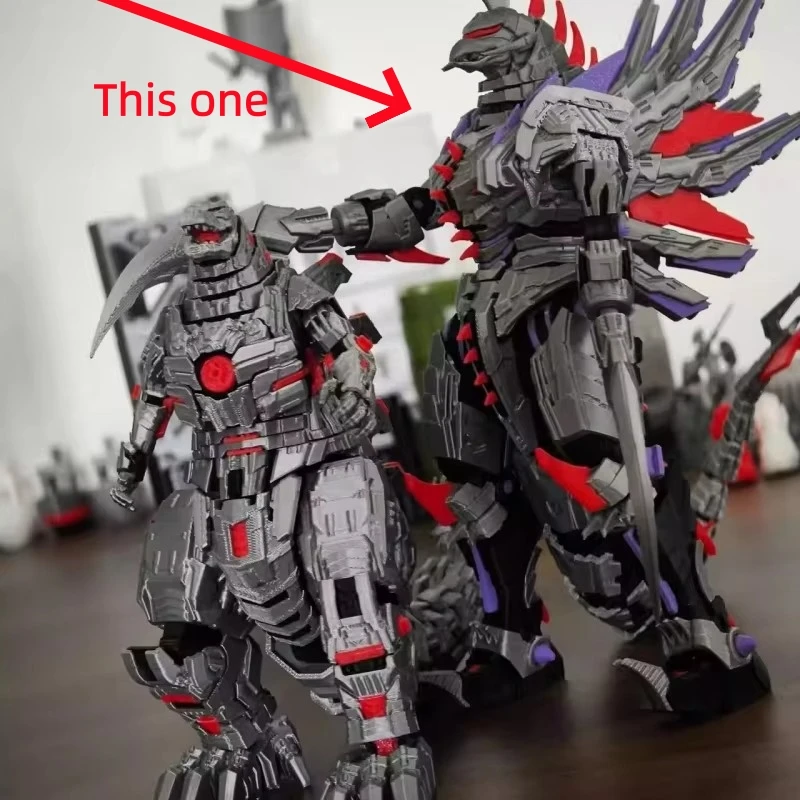 Figura de Ação Mech Gigan Impressa em 3D com Juntas Super Articuladas e Lâmina Stealth, Modelo Colecionável de Blocos de Montar