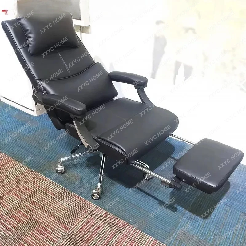 Chair backrest Lazy casual sedentary office chair single fixed armrest