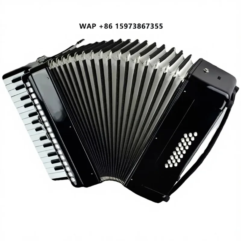 Chromatic Wood Accordion Keyboard 30 Keys 32 Bass