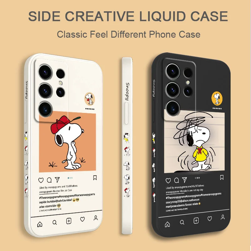 Sweet Dog Phone Case For Samsung Galaxy S24 S23 S22 S21 S20 Ultra Plus FE S10 S9 S10E Note 20 ultra 10 9 Plus Cover