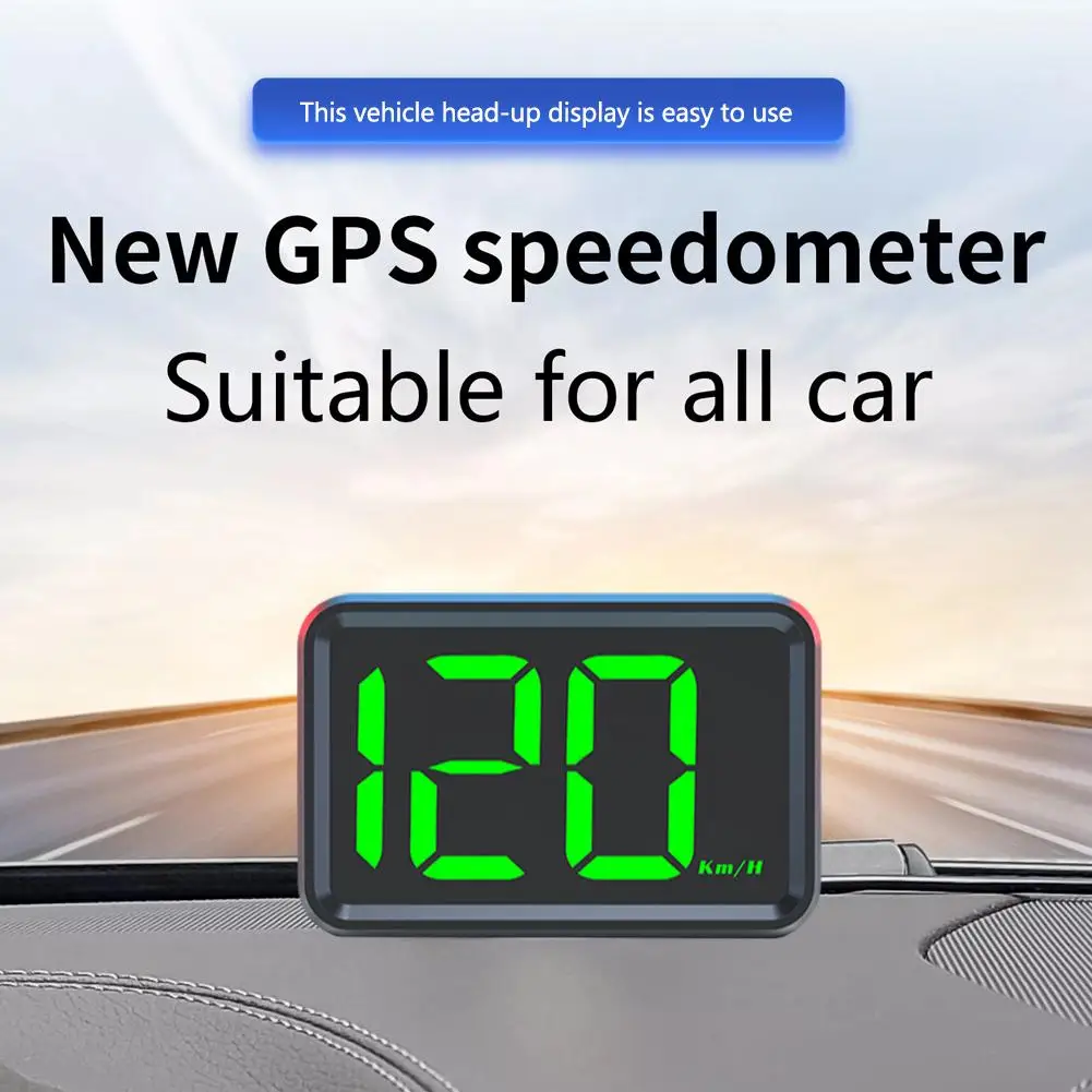 Digital Speedometer for Car GPS HUD Head Up Display Universal Big Font Speed Meter KM/H MPH Auto Electronics Accessories X6Y1