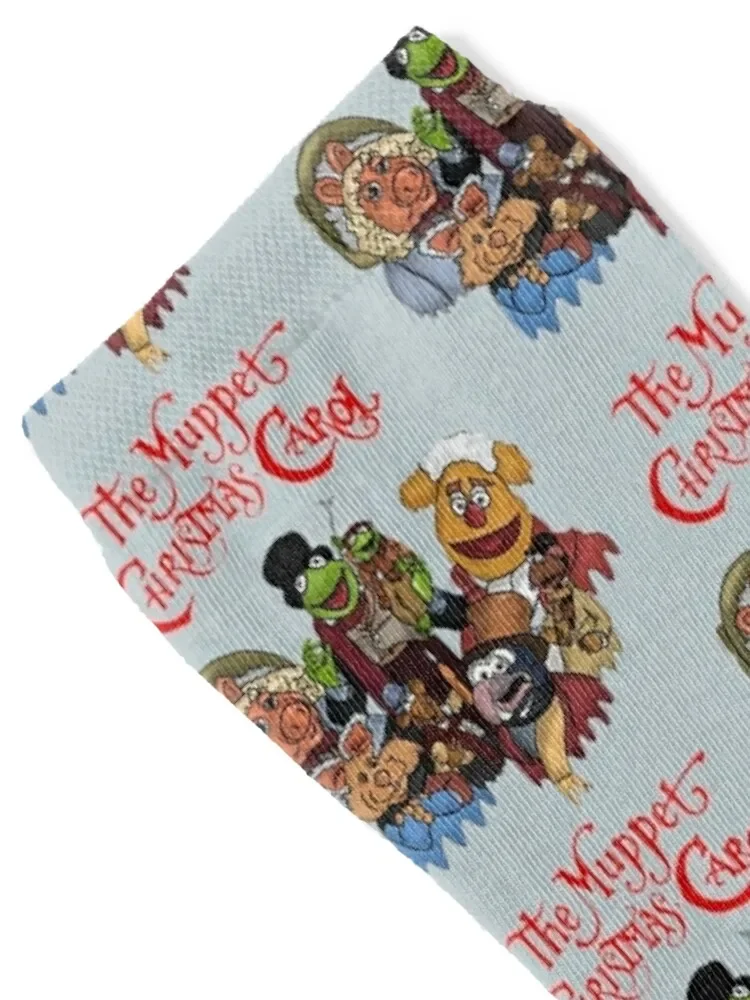 The muppet Christmas carol Socks christmas gift winter thermal Hiking boots Soccer Socks Women's Men's
