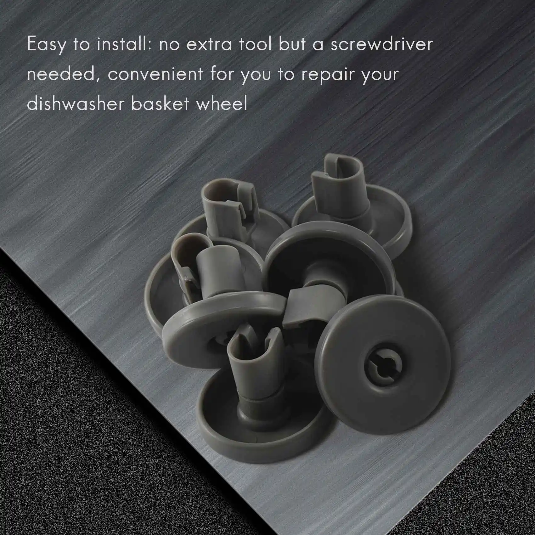 

B26B 16 Pack Of Dishwasher Wheels Lower Basket Wheels For AEG Electrolux FAVORIT Zanussi Dishwasher Wheels