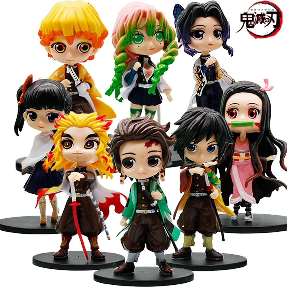 

Anime Demon Slayer Figure Kawaii Figural PVC Model Toys Gifts