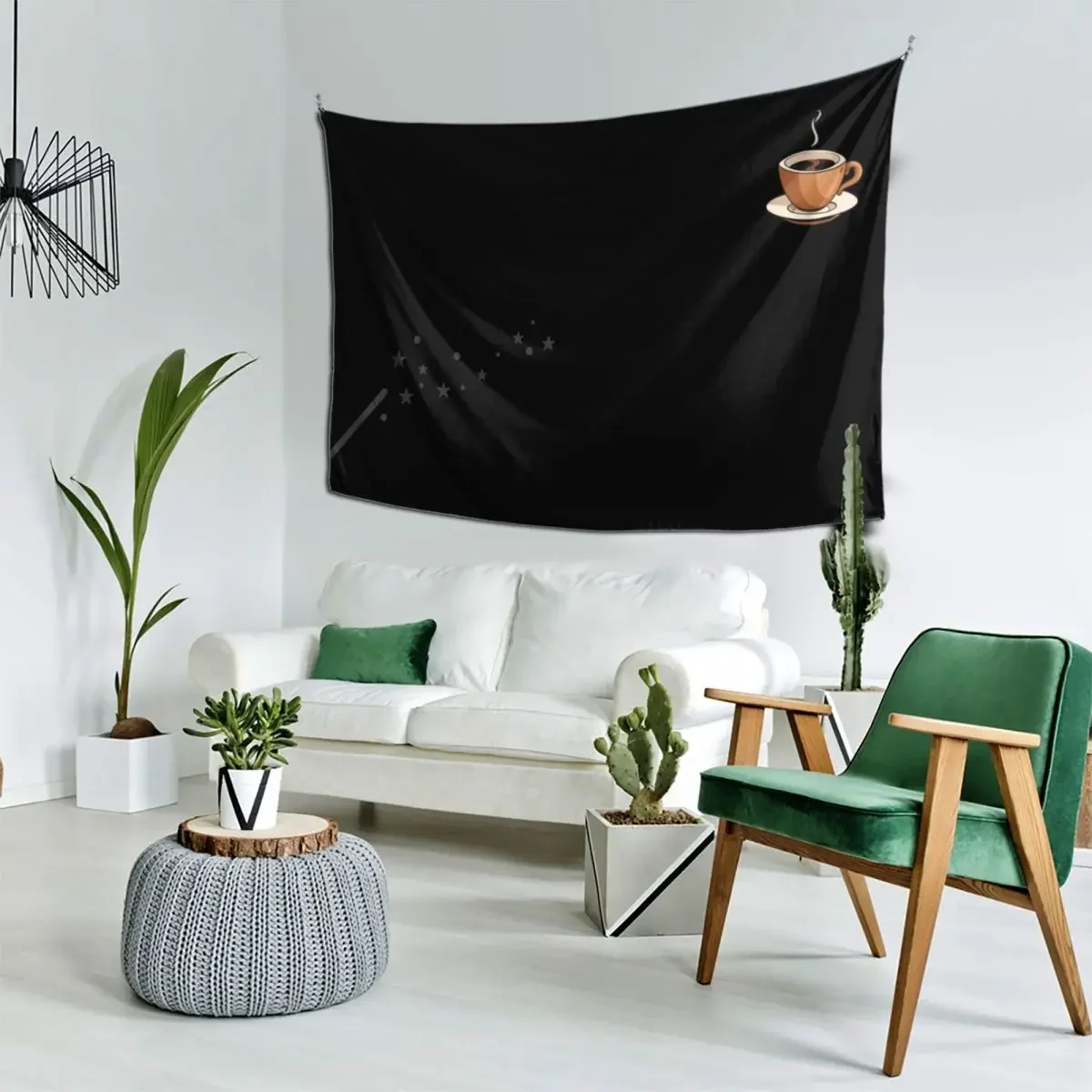 

Spell to attract your morning coffee Sticker Room Decor Aesthetic Room Decoration Korean Style Cute Room Things Tapestry