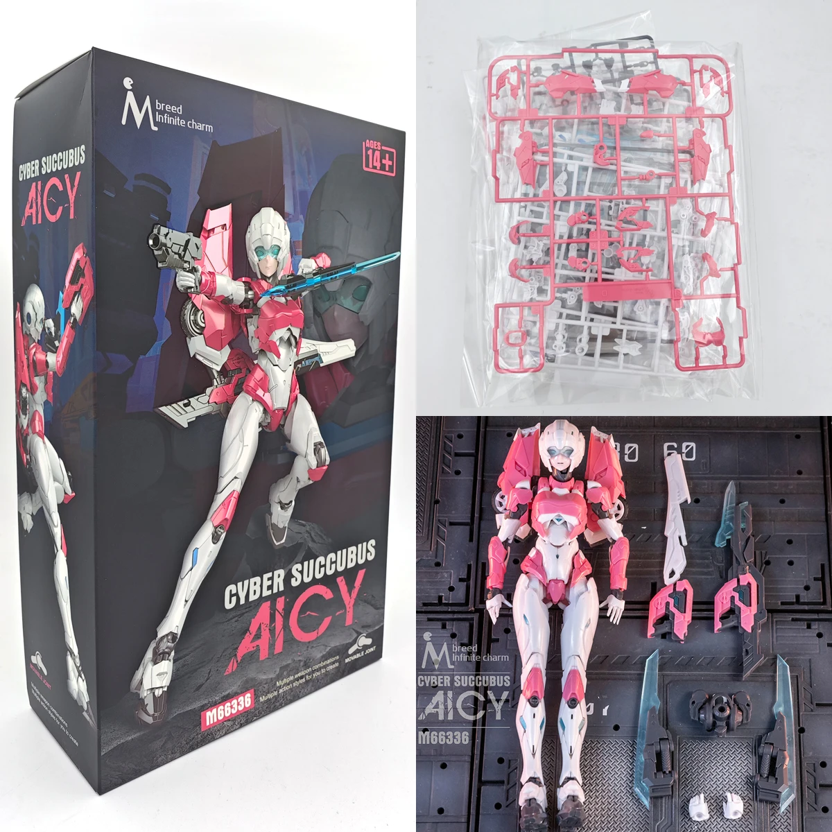 M Breed Infinite Charm M66336 AICY KO Sentinel FLAME TOYS Arcee Transformation  Assembly Model Kit Action Figures Toy