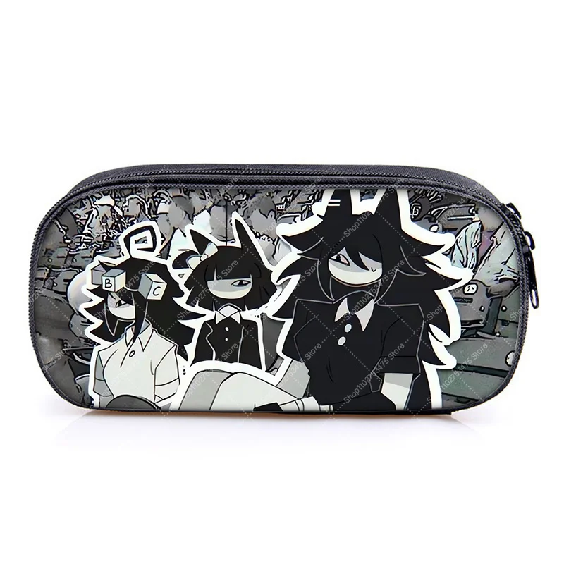 Fundamental Paper Education Pencil Bag Miss Circle Anime bedrucktes Stiftetui Cartoon Niedliche Schreibwarenbox Kreatives Schulzubehör