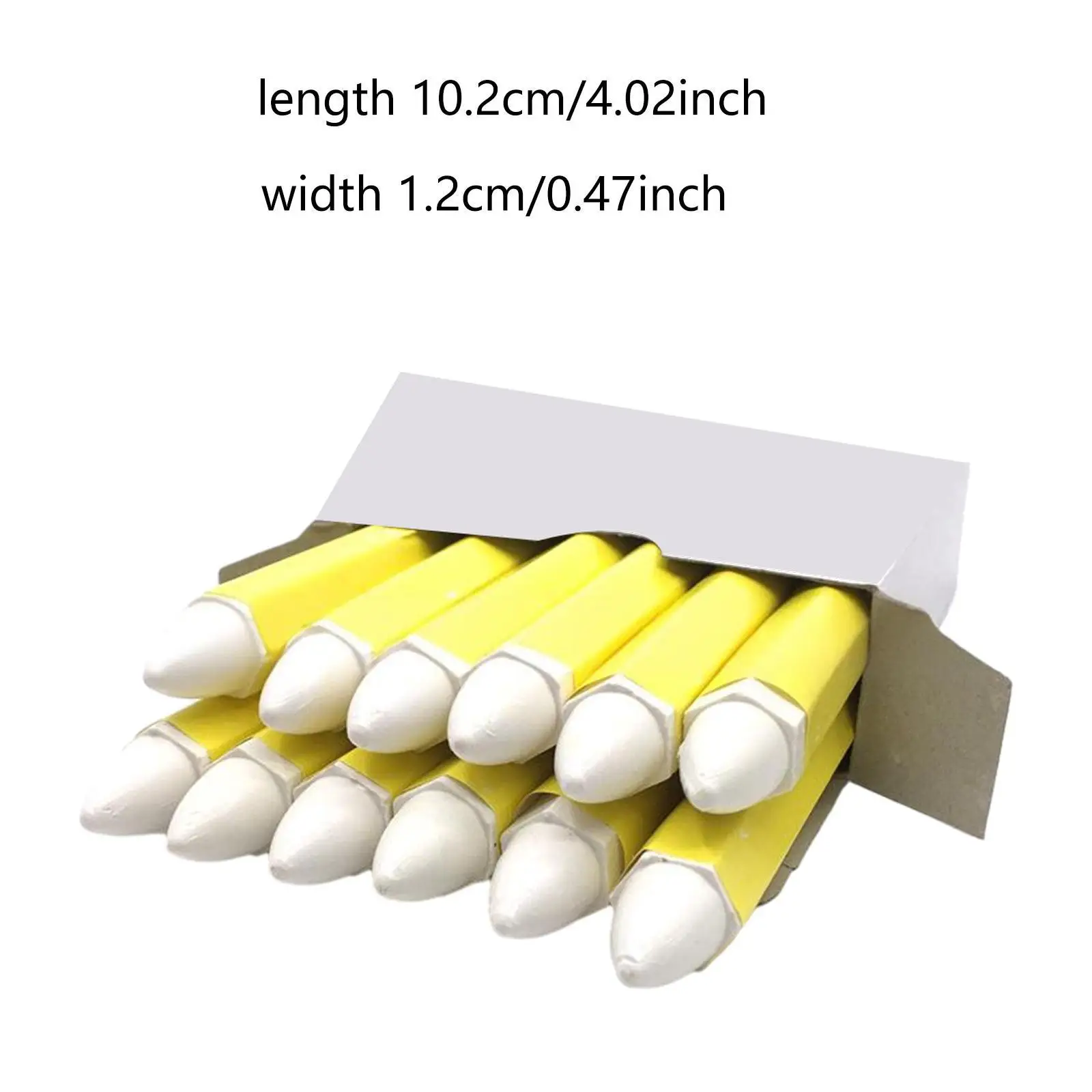 Tire Paint Marker Pen White Crayon for Car Tire Lettering Waterproof Heat Resistant Twist Design for Shop Inventory Marking