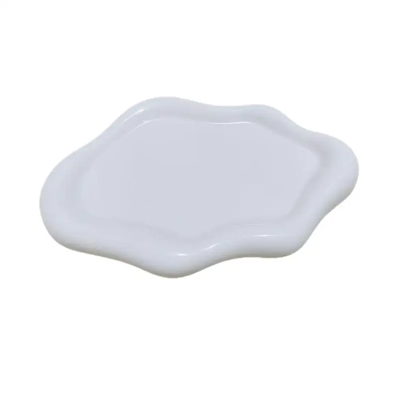 Einfaches Schmuckaufbewahrungstablett, kreative Wolkenformen, galvanisiert, Schmuck- und Ohrring-Display, Tischschale für Damen – Detail 9