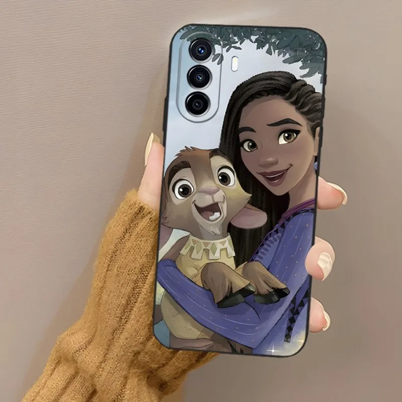 Disney Wish Phone Case Fundas For Huawei P50 Lite P30 P40 P20 P10 Mate 60 40 Pro Plus Psmart Z 6 7 9 Coque