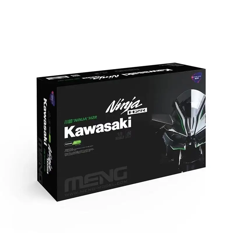 

MENG Model Kit MT-001S 1/9 Scale Adhesive Free Color Separation H2R Motorcycle Racing Edition Adult Assembly