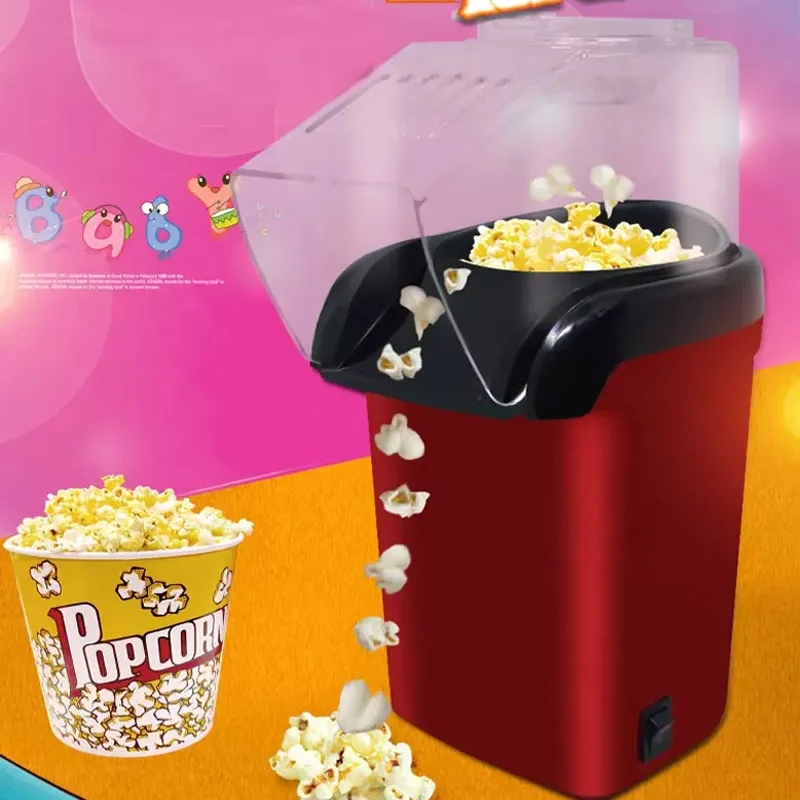 Elektrische Popcornmaschine für den Haushalt, Blumentyp, Mini-Popcorn-Verpackungsmaschine, elektrische Heizung, Mais-Popper-Maschine, Popcornmaschine