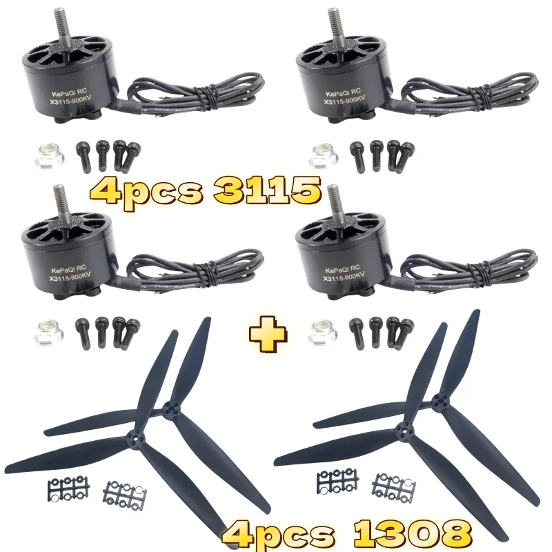 

1308 blade Brushless Motor for RC Multirotor X-Class FPV Freestyle Mark4 APEX 9inch 10inch XL10 Long Range Frame 3115 900KV