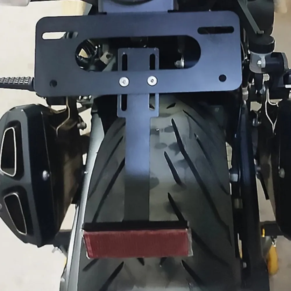 

Motorcycle License Plate Holder Parts Extend Tail Reflector Dirt bikes Quad Red Rectangle Reflective Plate Warning Reflector