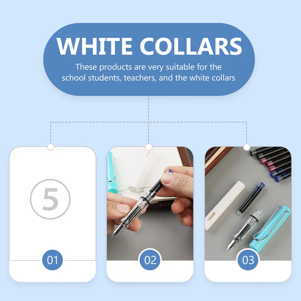 

150 шт. универсальных чернильных картриджей для перьевых ручек, чернильные устройства для студентов, учителей, офиса, аксессуары