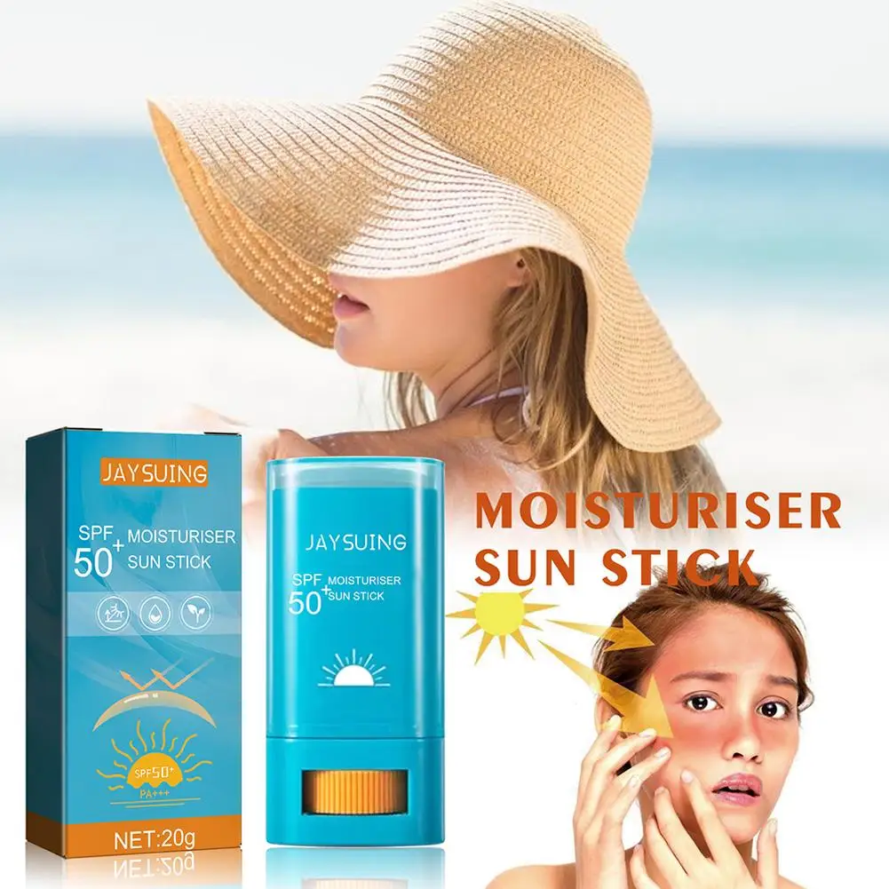 Crema Protectora Solar en Barra con Factor de Protección Solar 50+, Antioxidante, Aislante, Ligera, Coreana, para Todo Tipo de Piel, Cosméticos