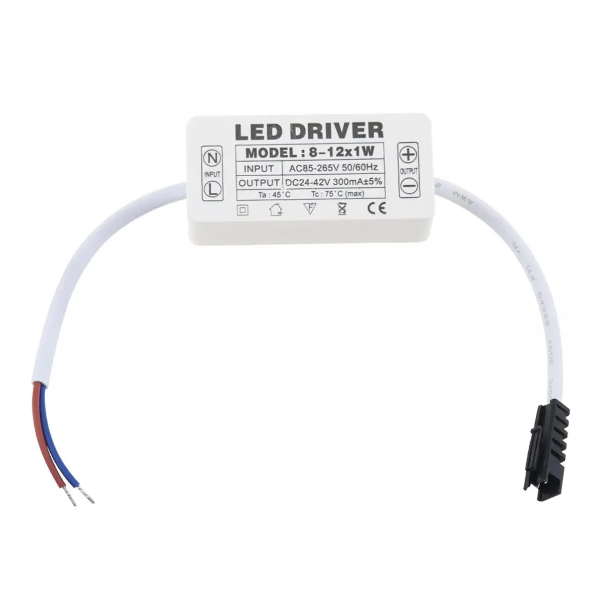 1-36W LED Driver 300mA  Power Adapter AC85-265V LED Lights Transformer Driver for LED Lights Downlight Ceiling Lamp Driver